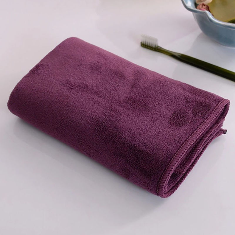 Toalla de microfibra suave Tejido de secado rápido con alta absorción antibacteriana y confort suave
