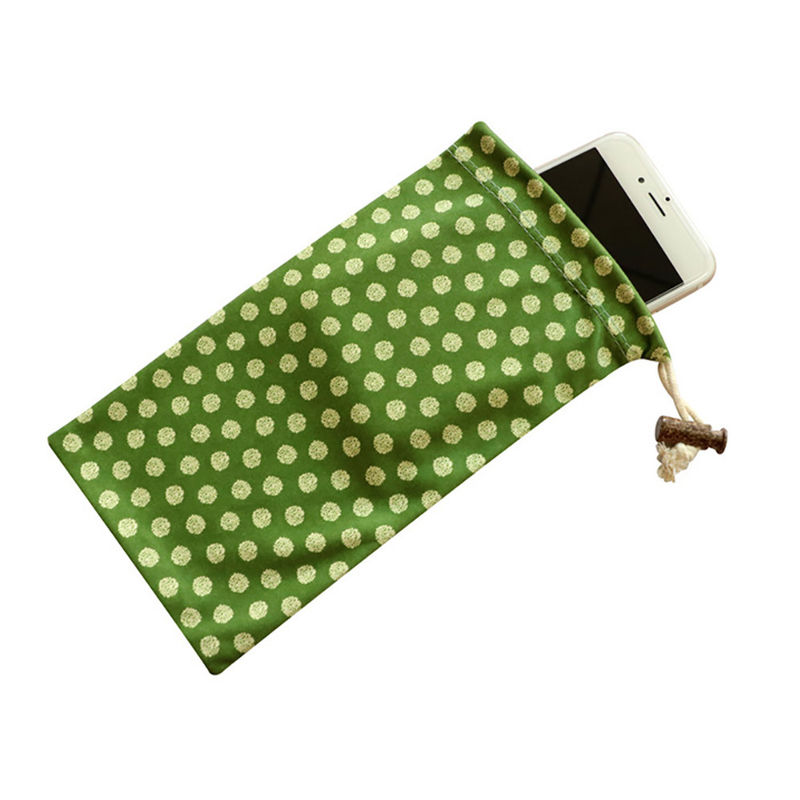 Bolso de teléfono de microfibra con forro suave 160-230 gramos 80% poliéster 20% poliamida o 100% poliéster