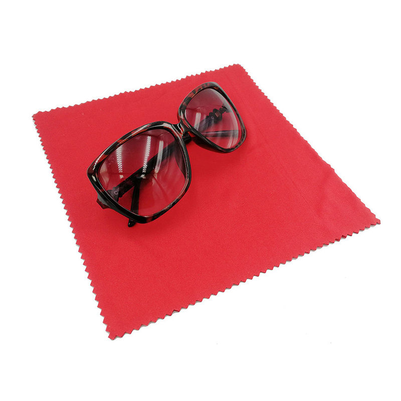 Telas de microfibra reutilizables sin lingotes resistentes a las manchas 30x30 40x40 cm para limpiar y pulir anteojos