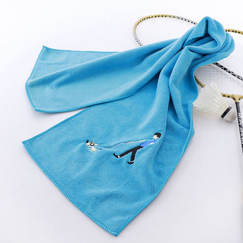 Toalla deportiva de peso y tamaño personalizado de color que absorbe el sudor